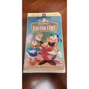 Fun & Fancy Free Disney VHS 50th Anniversary Walt Disney Masterpiece Collection
